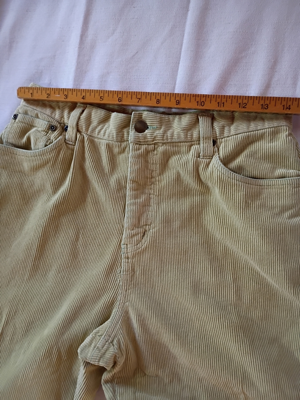 Chadwicks Women's Corduroy Pants in Powder Green Size 12Petite - Picture 4 of 7